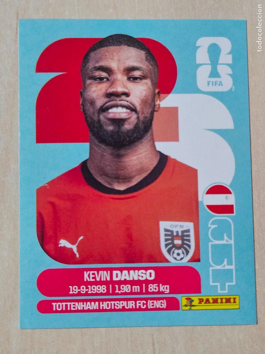 Cromos de f&uacute;tbol: CROMO AUT5 AUT 5 KEVIN DANSO AUSTRIA - MUNDIAL FIFA WORLD CUP 2026 STICKER PANINI SIN PEGAR