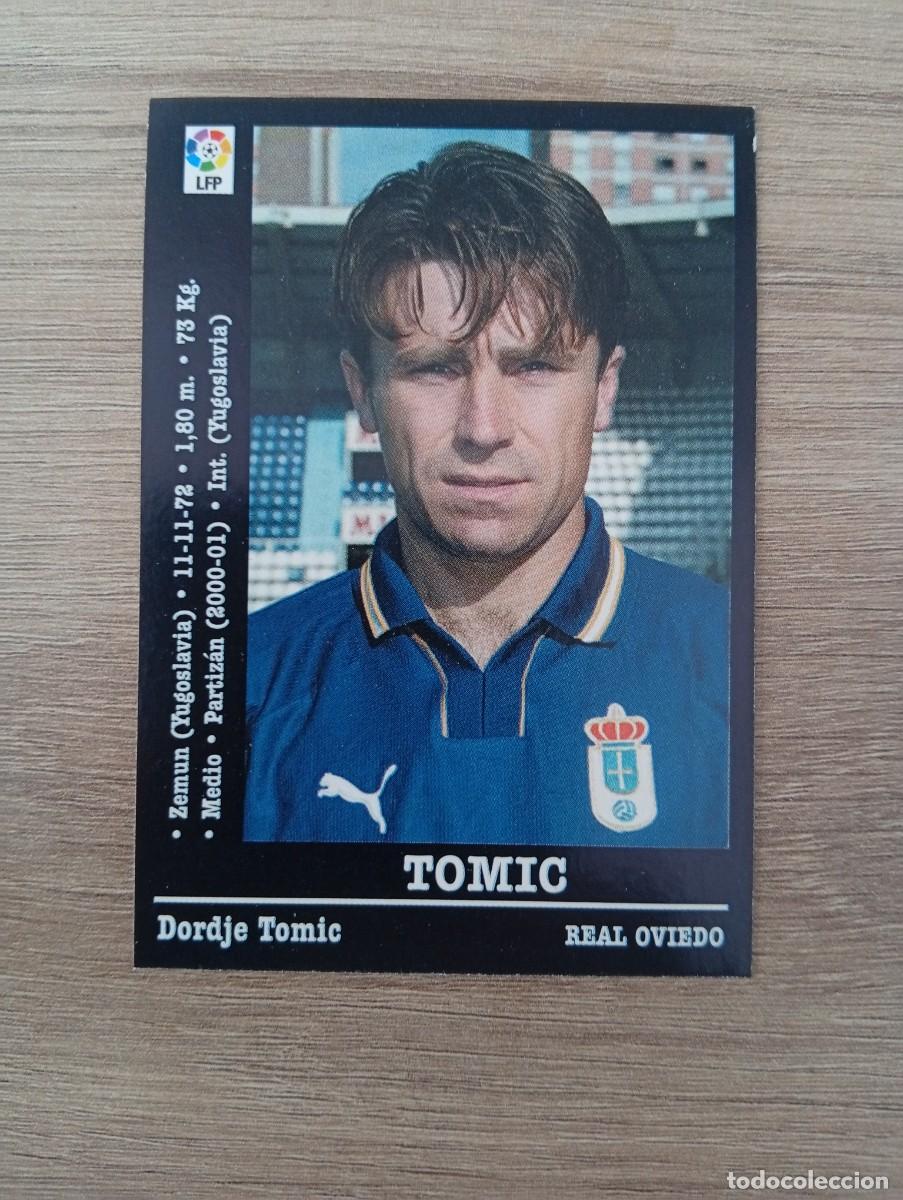 Cromos de f&uacute;tbol: TOMIC COLOCA 268A OVIEDO PANINI LA LIGA 2000 2001 00 01 NUNCA PEGADO SIN PEGAR