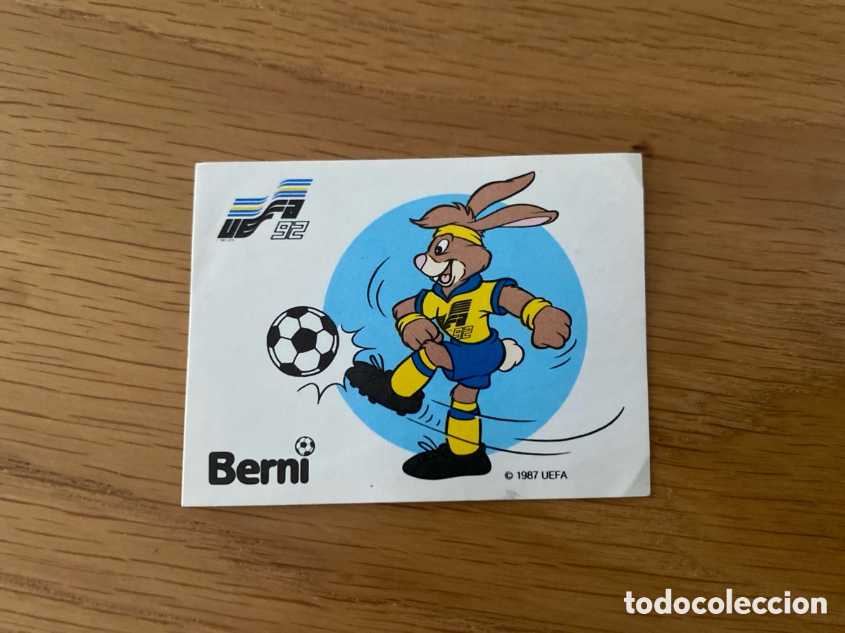 Cromos de f&uacute;tbol: Cromo panini Euro 92 Suecia n&uacute;mero 259 Berni - Eurocup Sweden 1992 stickers &aacute;lbum