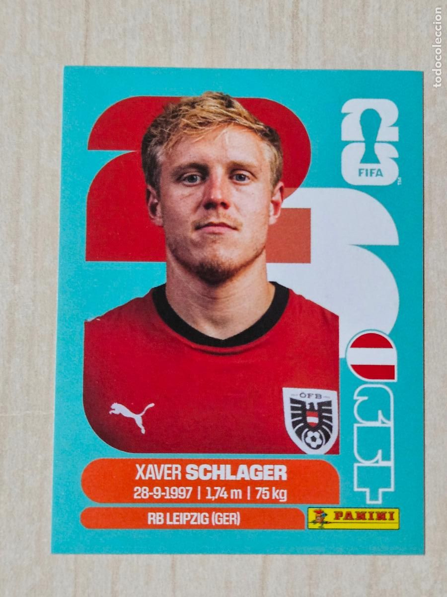 Cromos de f&uacute;tbol: CROMO AUT10 AUT 10 XABIER SCHLAGER AUSTRIA - MUNDIAL FIFA WORLD CUP 2026 STICKER PANINI SIN PEGAR