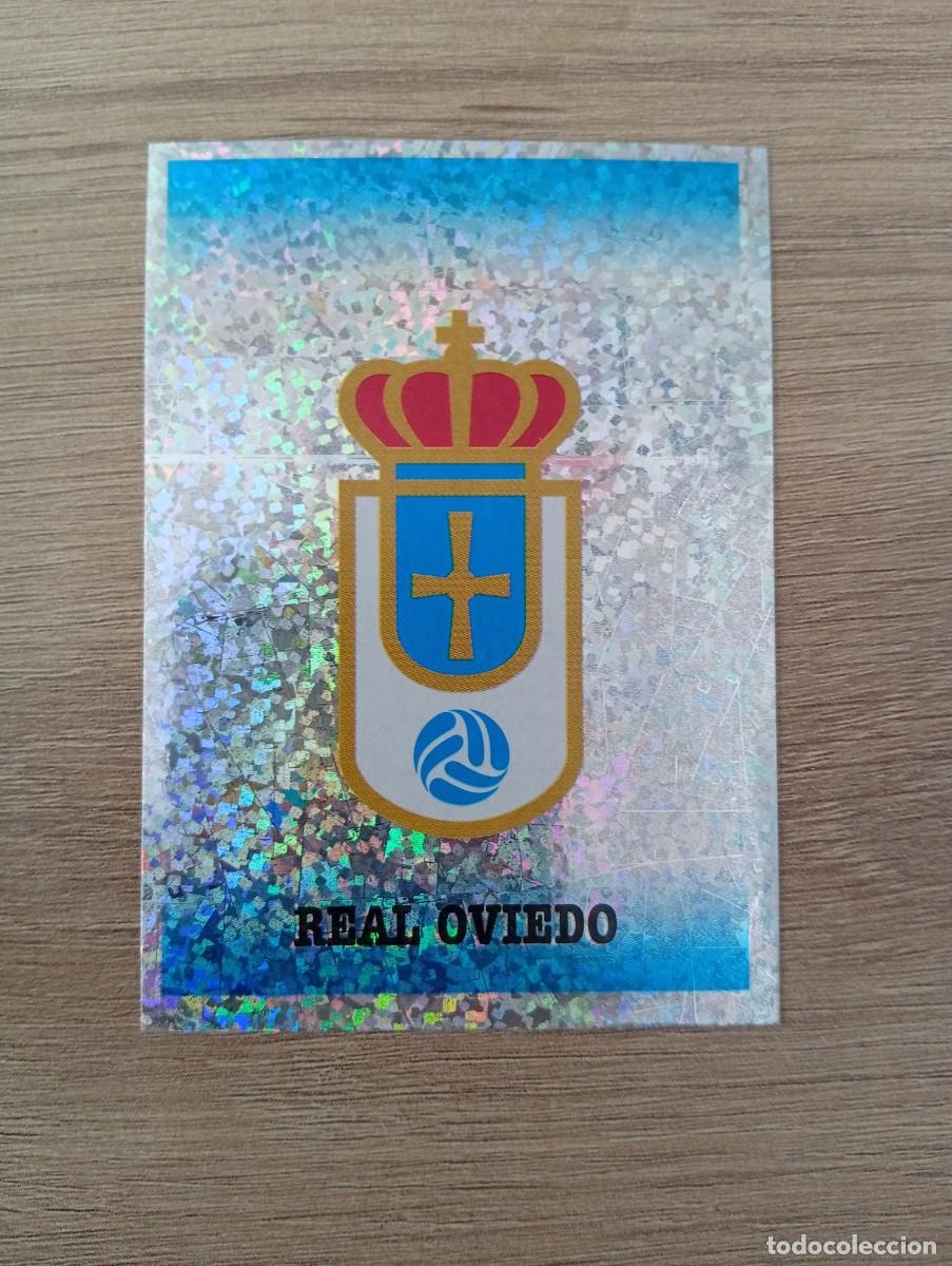 Cromos de f&uacute;tbol: ERROR ESCUDO OVIEDO 256 PANINI LA LIGA 2000 2001 00 01 NUNCA PEGADO SIN PEGAR