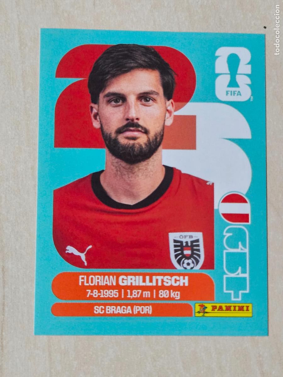 Cromos de f&uacute;tbol: CROMO AUT14 AUT 14 FLORIAN GRILLITSCH AUSTRIA - MUNDIAL FIFA WORLD CUP 2026 STICKER PANINI SIN PEGAR