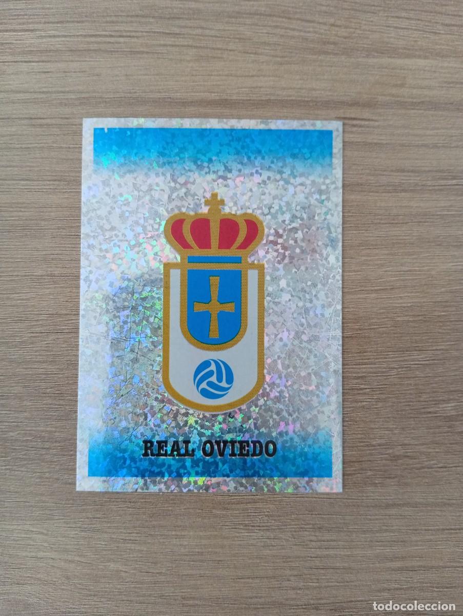 Cromos de f&uacute;tbol: ERROR ESCUDO OVIEDO 256 PANINI LA LIGA 2000 2001 00 01 NUNCA PEGADO SIN PEGAR