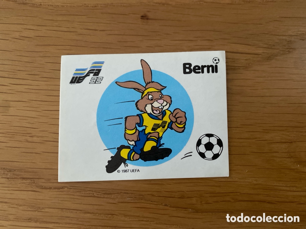 Cromos de f&uacute;tbol: Cromo panini Euro 92 Suecia n&uacute;mero 256 Berni - Eurocup Sweden 1992 stickers &aacute;lbum