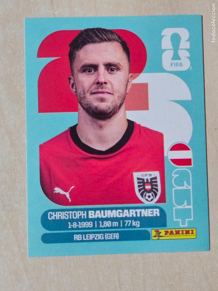 Cromos de f&uacute;tbol: CROMO AUT18 AUT 18 BAUMGARTNER AUSTRIA - MUNDIAL FIFA WORLD CUP 2026 STICKER PANINI SIN PEGAR