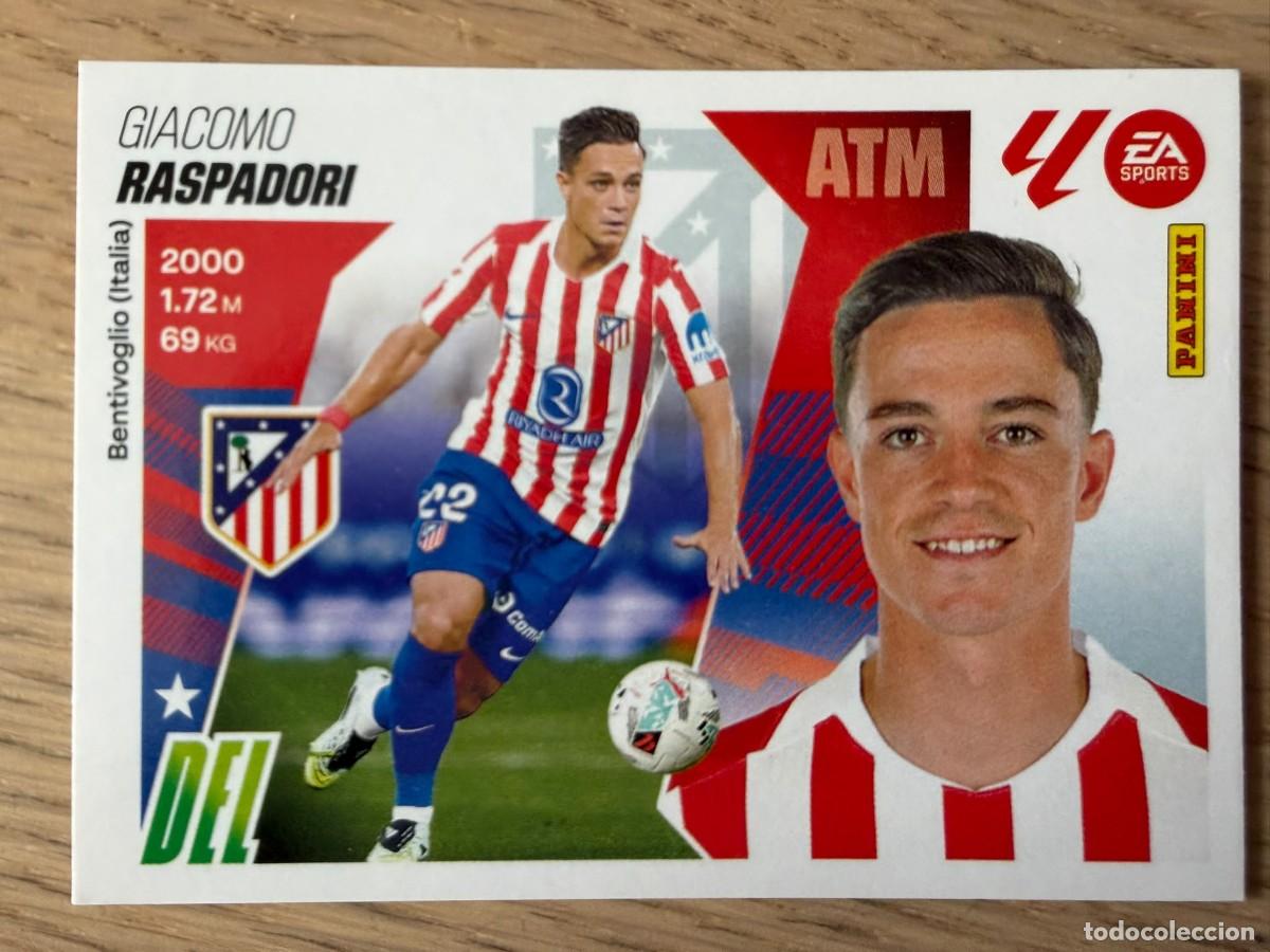Cromos de f&uacute;tbol: FICHAJE 42 RASPADORI ATLETICO MADRID 25 26 2025 2026 LIGA EA SPORTS COLECCIONES ESTE SIN PEGAR