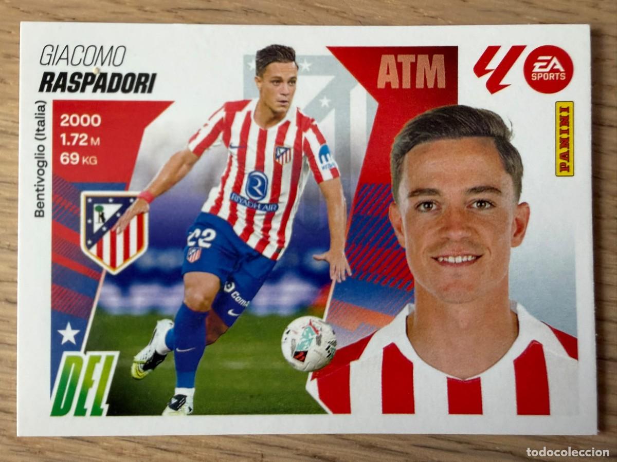 Cromos de f&uacute;tbol: FICHAJE 42 RASPADORI ATLETICO MADRID 25 26 2025 2026 LIGA EA SPORTS COLECCIONES ESTE SIN PEGAR