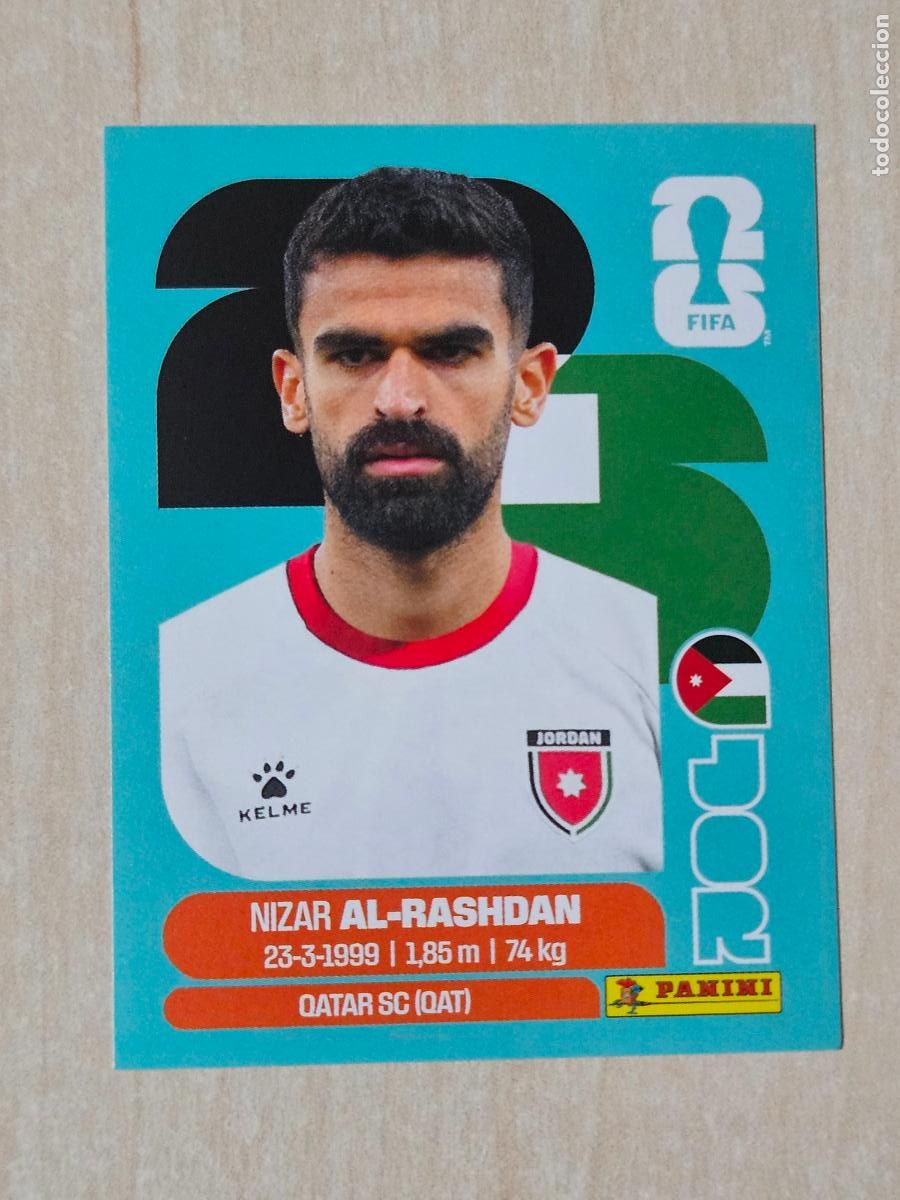 Cromos de Futebol: CROMO JOR10 JOR 10 AL-RASHDAN JORDANIA - MUNDIAL FIFA WORLD CUP 2026 STICKER PANINI SIN PEGAR