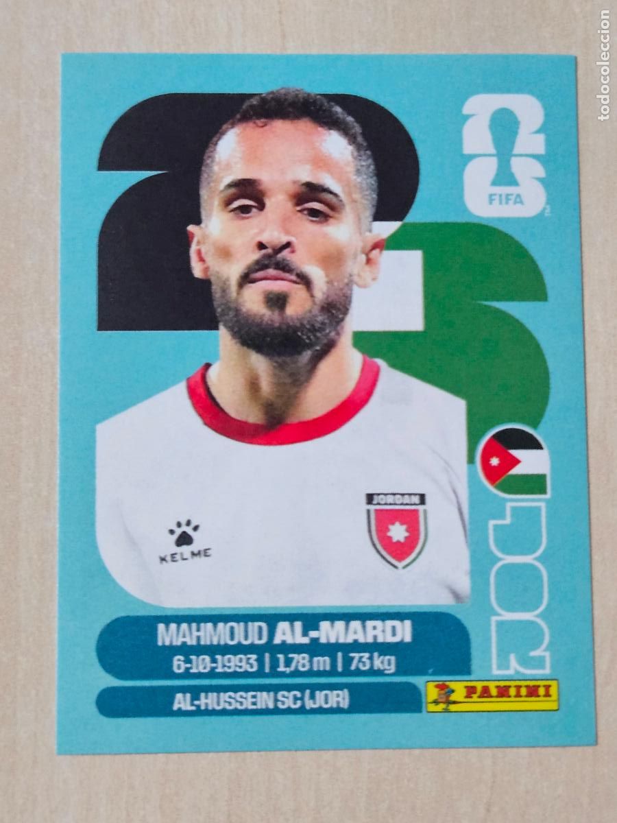 Figurine di Calcio: CROMO JOR17 JOR 17 AL-MARDI JORDANIA - MUNDIAL FIFA WORLD CUP 2026 STICKER PANINI SIN PEGAR