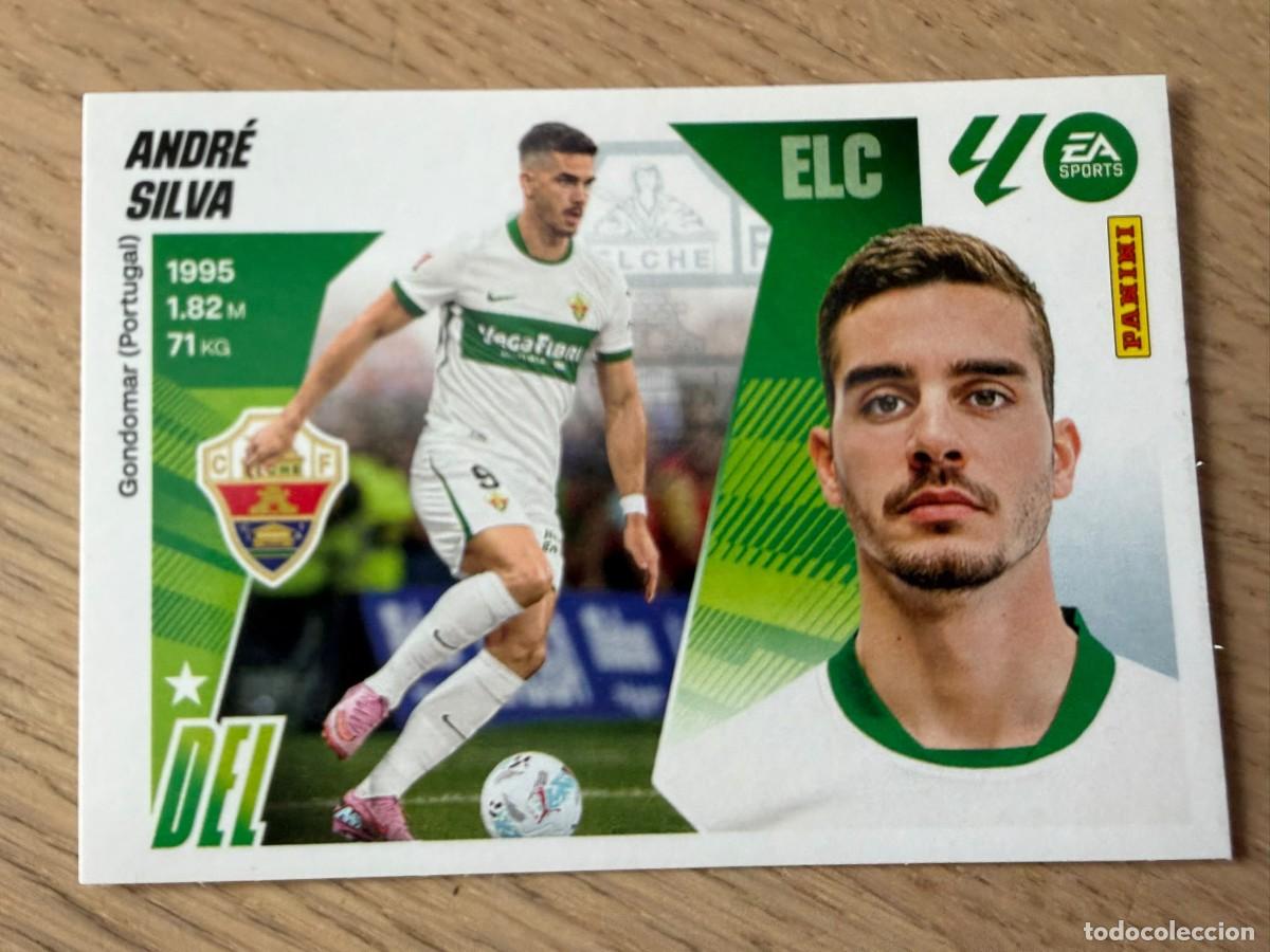 Figurine di Calcio: FICHAJE 44 ANDRE SILVA ELCHE 25 26 2025 2026 LIGA EA SPORTS COLECCIONES ESTE SIN PEGAR