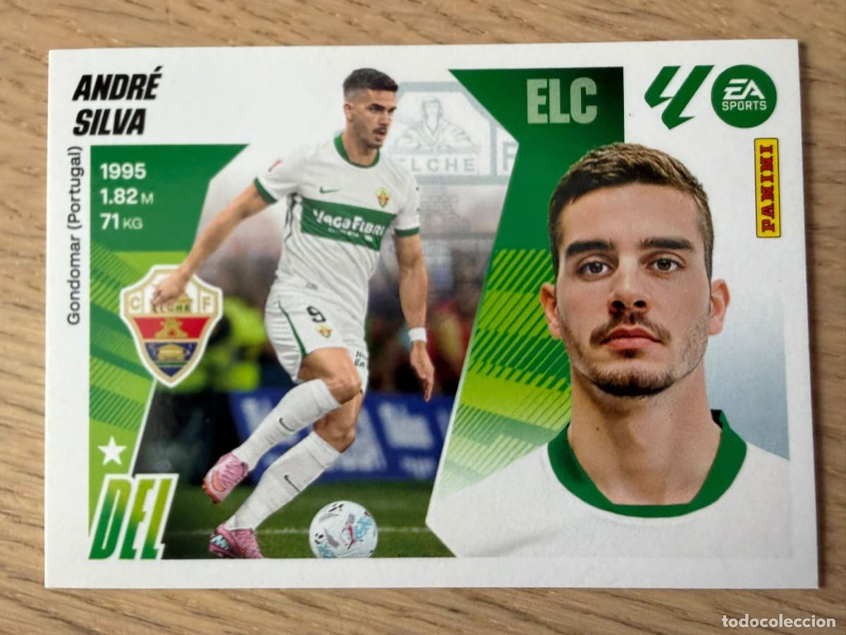 Figurine di Calcio: FICHAJE 44 ANDRE SILVA ELCHE 25 26 2025 2026 LIGA EA SPORTS COLECCIONES ESTE SIN PEGAR