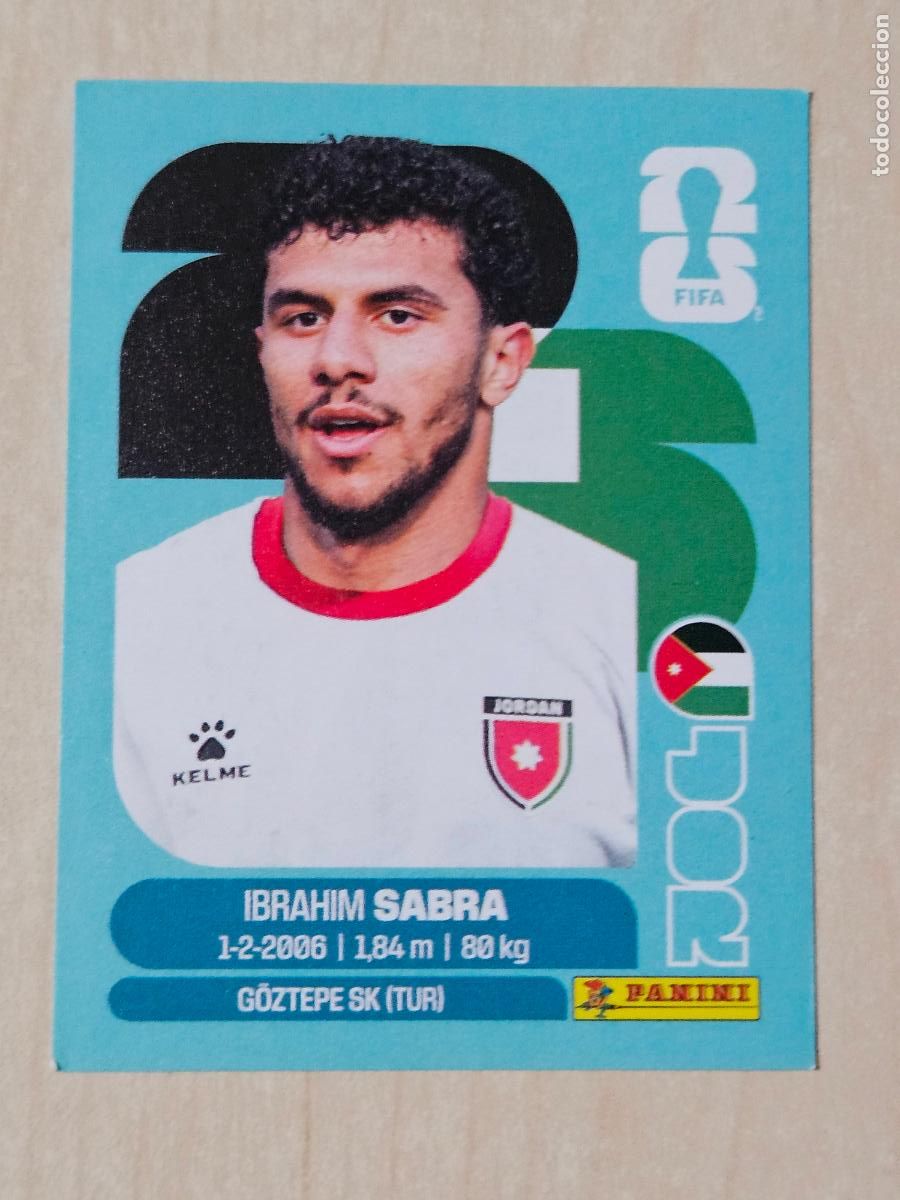 Figurine di Calcio: CROMO JOR20 JOR 20 IBRAHIM SABRA JORDANIA - MUNDIAL FIFA WORLD CUP 2026 STICKER PANINI SIN PEGAR