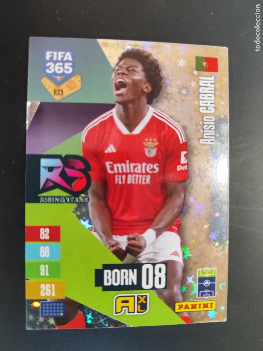 Figurine di Calcio: ADRENALYN XL FIFA 365 2027 CARD BORN-08 CABRAL BENFICA # RS3 PANINI