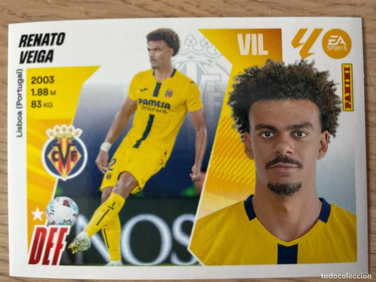 Figurine di Calcio: FICHAJE 45 RENATO VEIGA VILLARREAL 25 26 2025 2026 LIGA EA SPORTS COLECCIONES ESTE SIN PEGAR