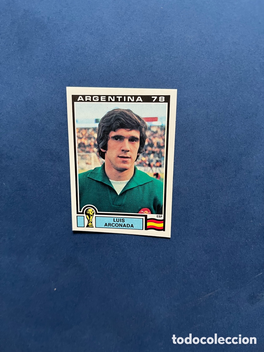 Cromos de f&uacute;tbol: Arconada Panini Mundial Argentina 1978 nuevo sin pegar .