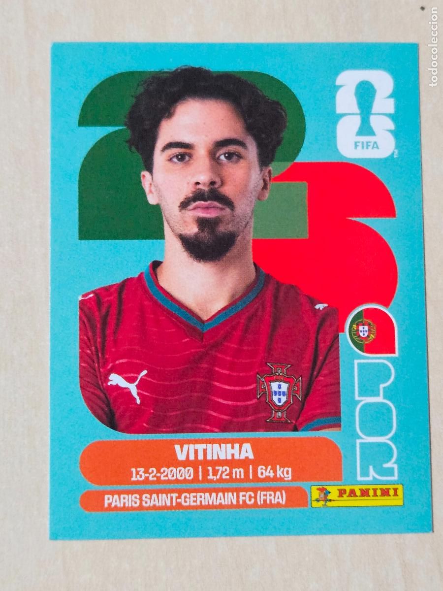 Cromos de f&uacute;tbol: CROMO POR12 POR 12 VITINHA PORTUGAL - MUNDIAL FIFA WORLD CUP 2026 STICKER PANINI SIN PEGAR