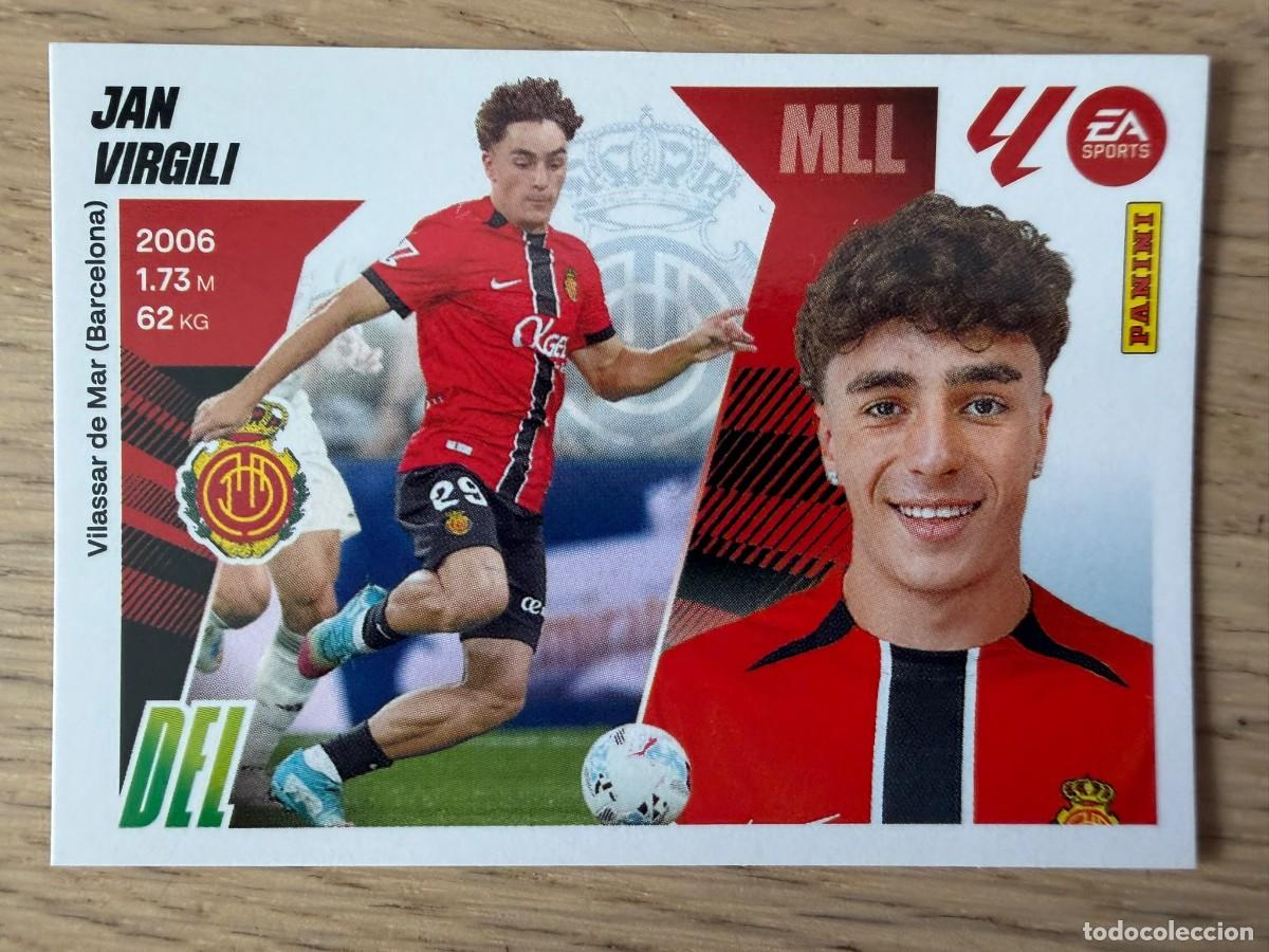 Cromos de f&uacute;tbol: FICHAJE 49 JAN VIRGILI MALLORCA 25 26 2025 2026 LIGA EA SPORTS COLECCIONES ESTE SIN PEGAR