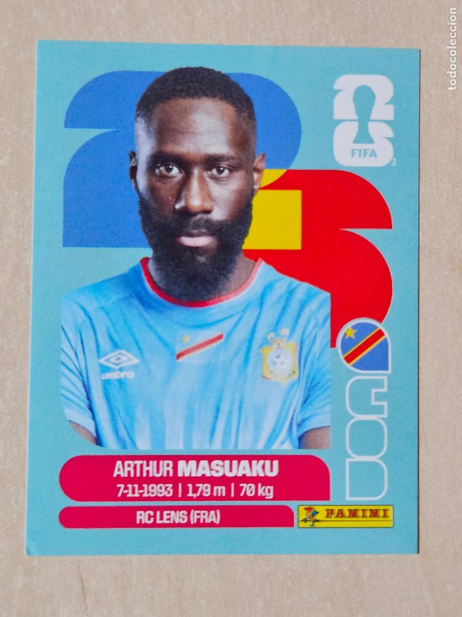 Cromos de f&uacute;tbol: CROMO COD5 COD 5 MASUAKU RD CONGO - MUNDIAL FIFA WORLD CUP 2026 STICKER PANINI SIN PEGAR