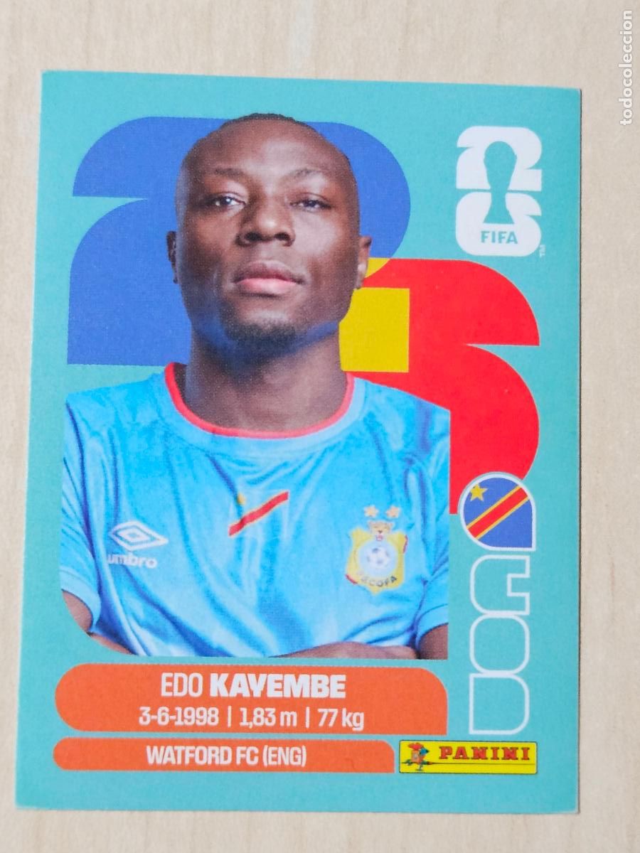 Cromos de f&uacute;tbol: CROMO COD10 COD 10 KAVEMBE RD CONGO - MUNDIAL FIFA WORLD CUP 2026 STICKER PANINI SIN PEGAR