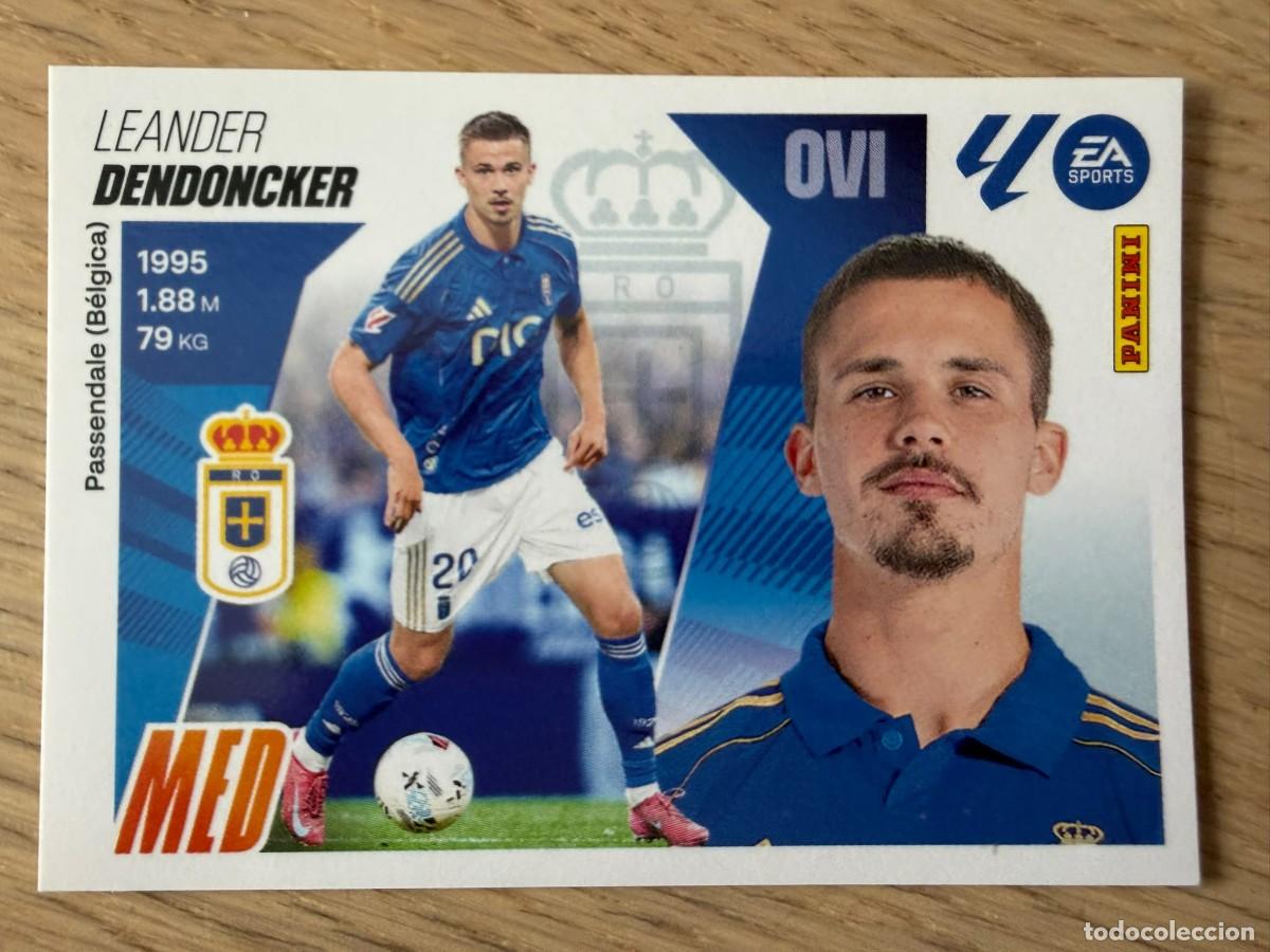 Cromos de f&uacute;tbol: FICHAJE 53 DENDONCKER REAL OVIEDO 25 26 2025 2026 LIGA EA SPORTS COLECCIONES ESTE SIN PEGAR
