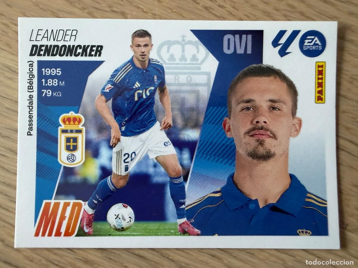 Cromos de f&uacute;tbol: FICHAJE 53 DENDONCKER REAL OVIEDO 25 26 2025 2026 LIGA EA SPORTS COLECCIONES ESTE SIN PEGAR