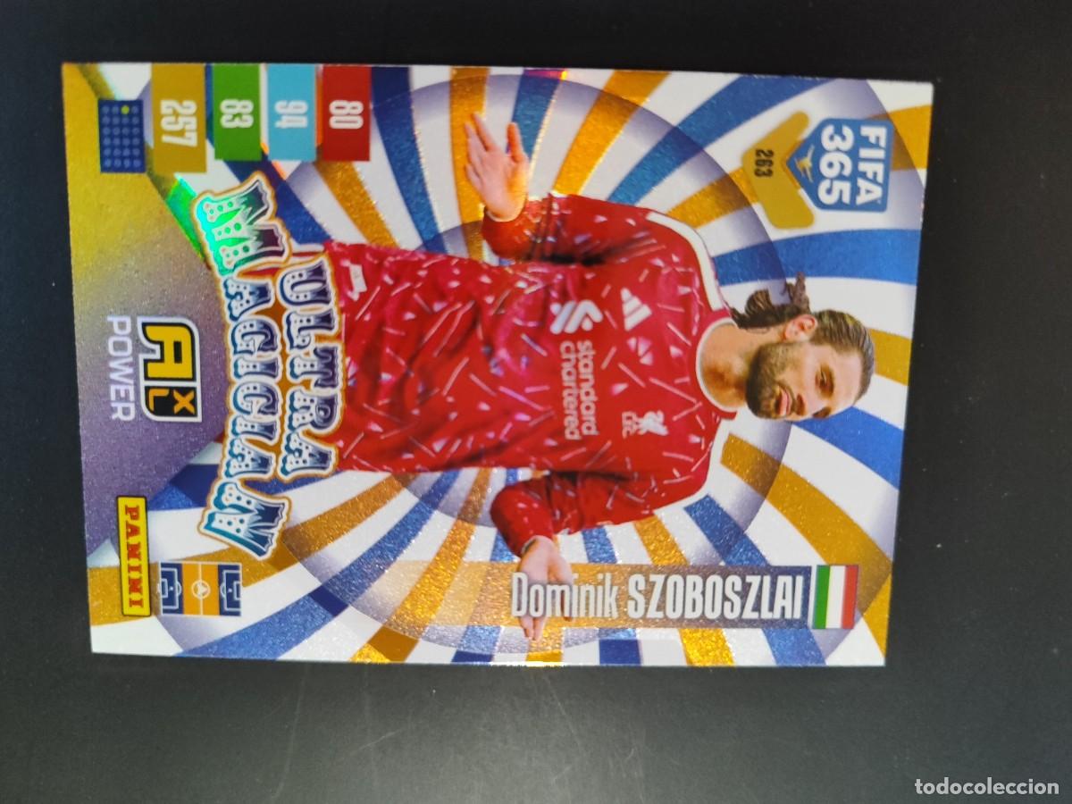 Cromos de f&uacute;tbol: ADRENALYN XL FIFA 365 2027 CARD ULTRA MAGICIAN SZOBOSSLAI LIVERPOOL # 263 PANINI