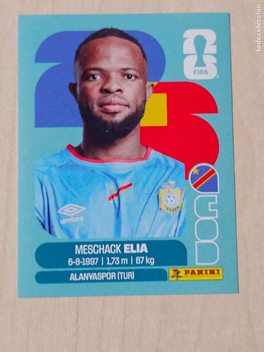 Cromos de f&uacute;tbol: CROMO COD15 COD 15 ELIA RD CONGO - MUNDIAL FIFA WORLD CUP 2026 STICKER PANINI SIN PEGAR
