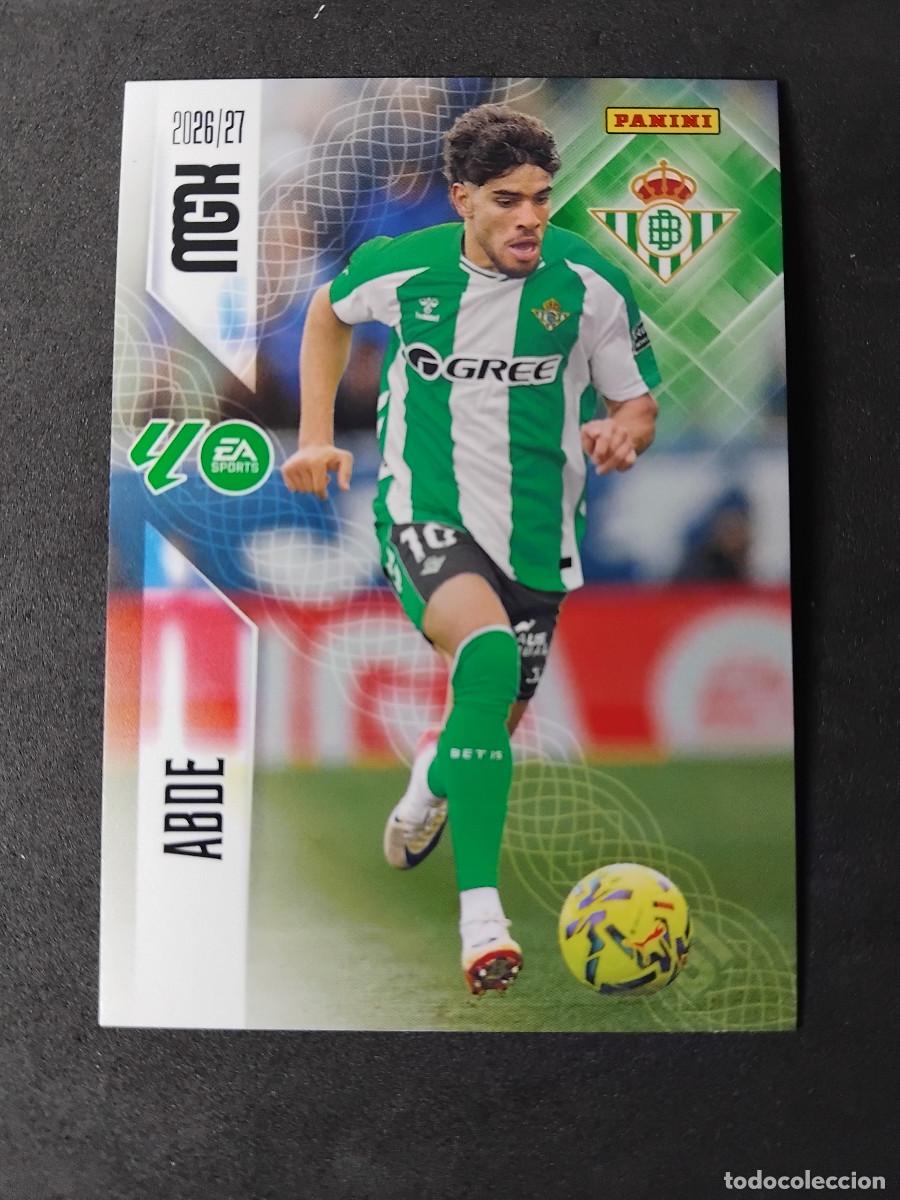 Cromos de f&uacute;tbol: ABDE 108 - BETIS - LALIGA PANINI MGK MEGACRACKS 2026-27 2026 2027 Mega cracks
