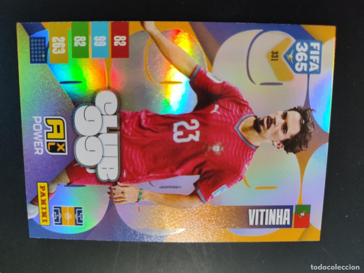 Cromos de f&uacute;tbol: ADRENALYN XL FIFA 365 2027 CARD CLUB99 VITINHA PORTUGAL # 331 PANINI