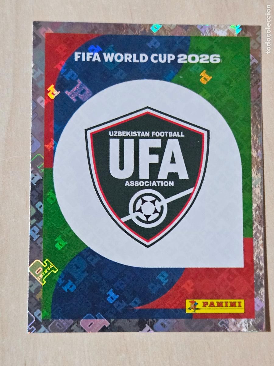 Cromos de f&uacute;tbol: CROMO UZB1 UZB 1 ESCUDO UZBEKISTAN - MUNDIAL FIFA WORLD CUP 2026 STICKER PANINI SIN PEGAR
