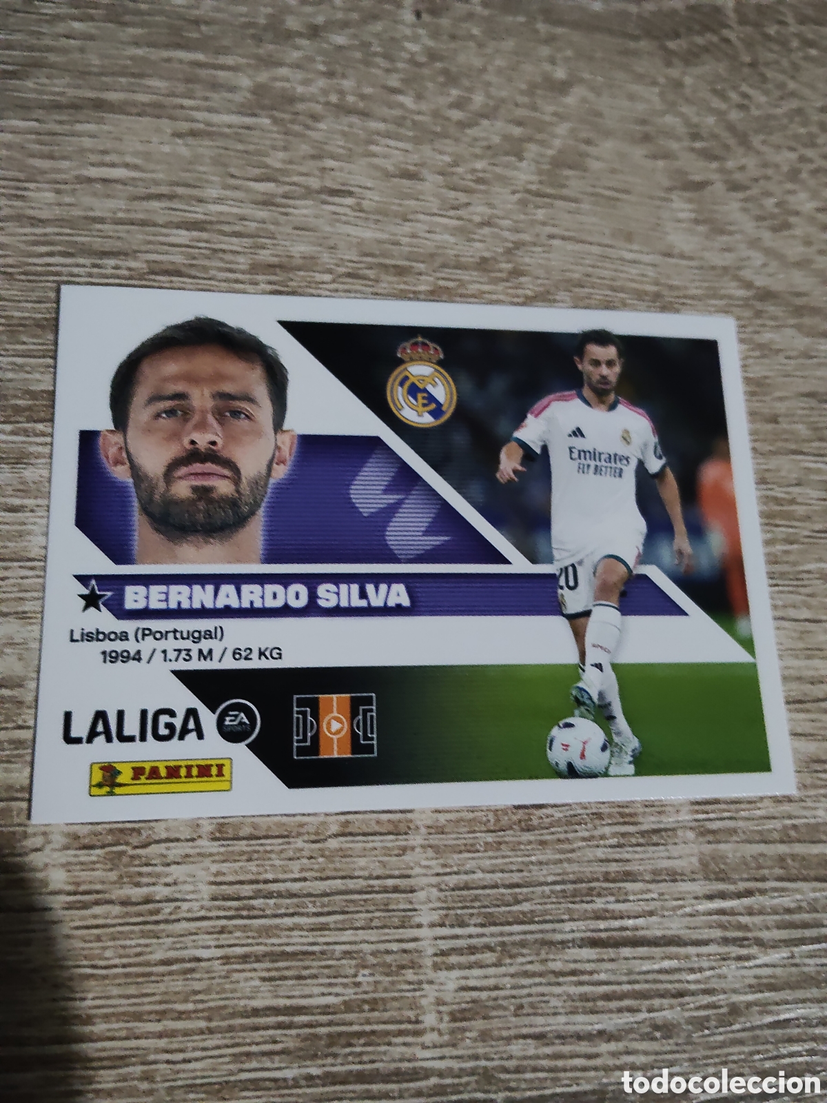 Cromos de f&uacute;tbol: Bernardo Silva fichaje 21 Real Madrid liga 2026 2027 26 27 ediciones este