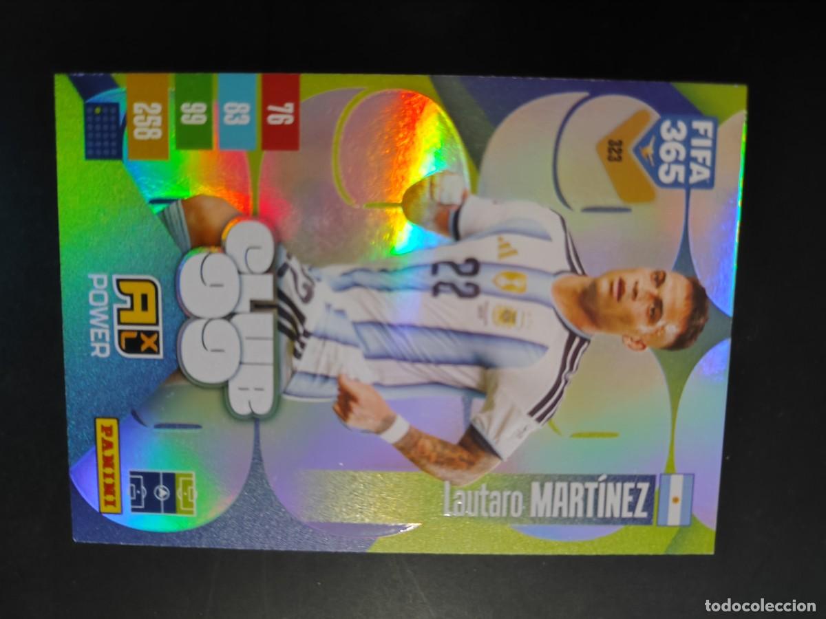 Cromos de f&uacute;tbol: ADRENALYN XL FIFA 365 2027 CARD CLUB99 LAUTARO MARTINEZ ARGENTINA # 323 PANINI