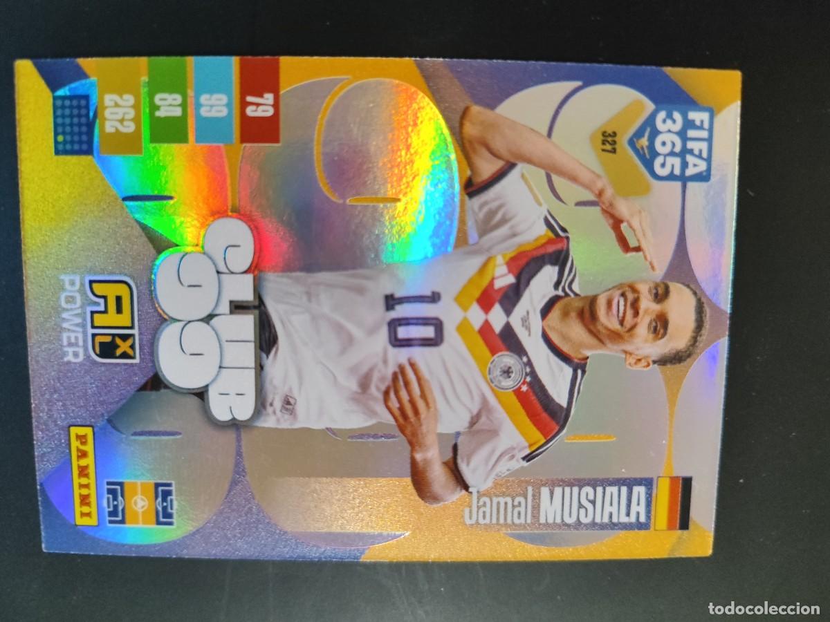 Cromos de f&uacute;tbol: ADRENALYN XL FIFA 365 2027 CARD CLUB99 MUSIALA ALEMANIA # 327 PANINI