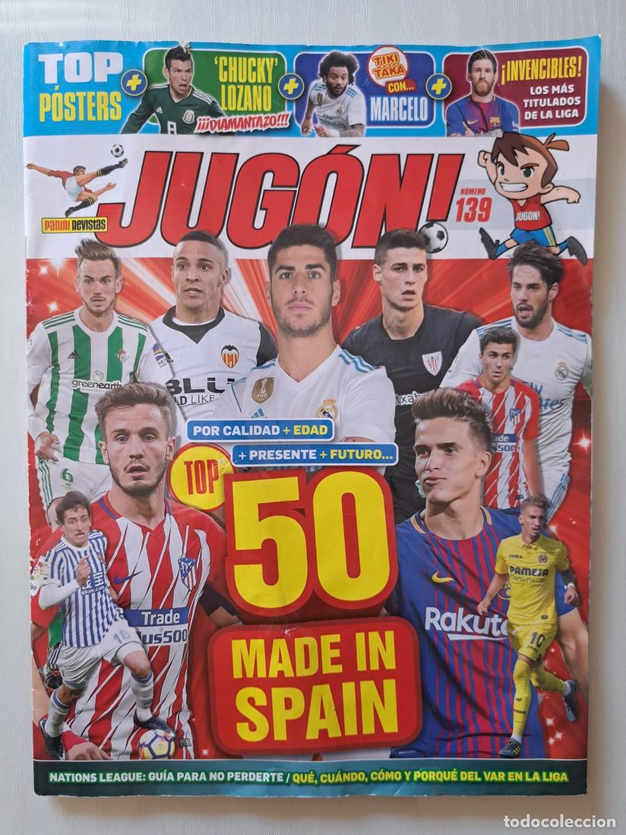 Cromos de f&uacute;tbol: Revista Jug&oacute;n n&deg; 139