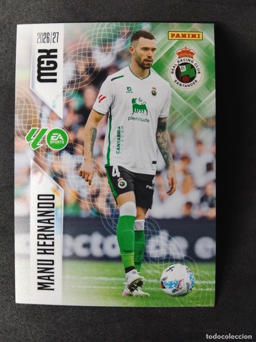 Cromos de f&uacute;tbol: MANU HERNANDO 278 - RACING SANTANDER - LALIGA PANINI MGK MEGACRACKS 2026-27 2026 2027 Mega cracks