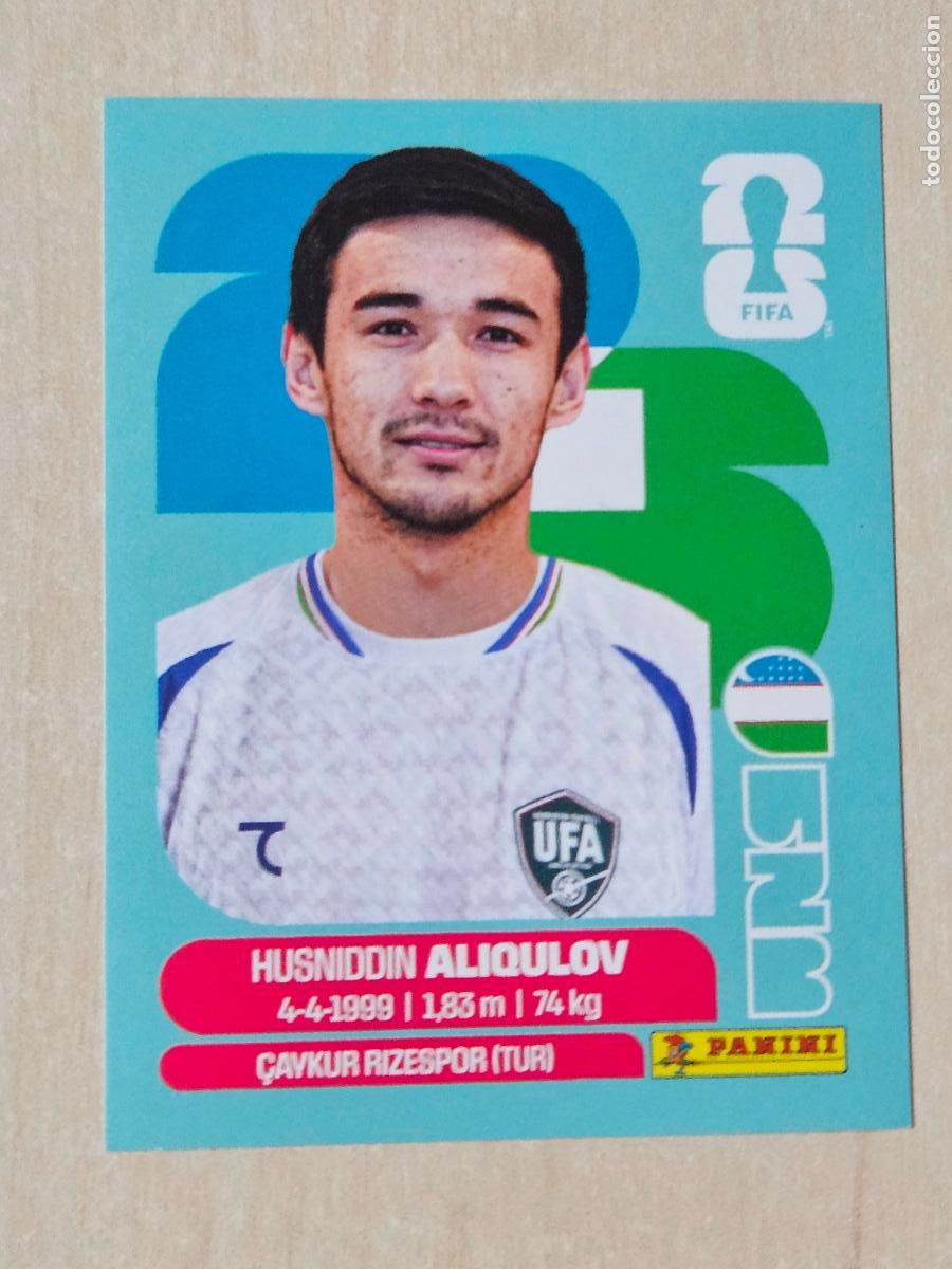 Cromos de f&uacute;tbol: CROMO UZB6 UZB 6 ALIQULOV UZBEKISTAN - MUNDIAL FIFA WORLD CUP 2026 STICKER PANINI SIN PEGAR
