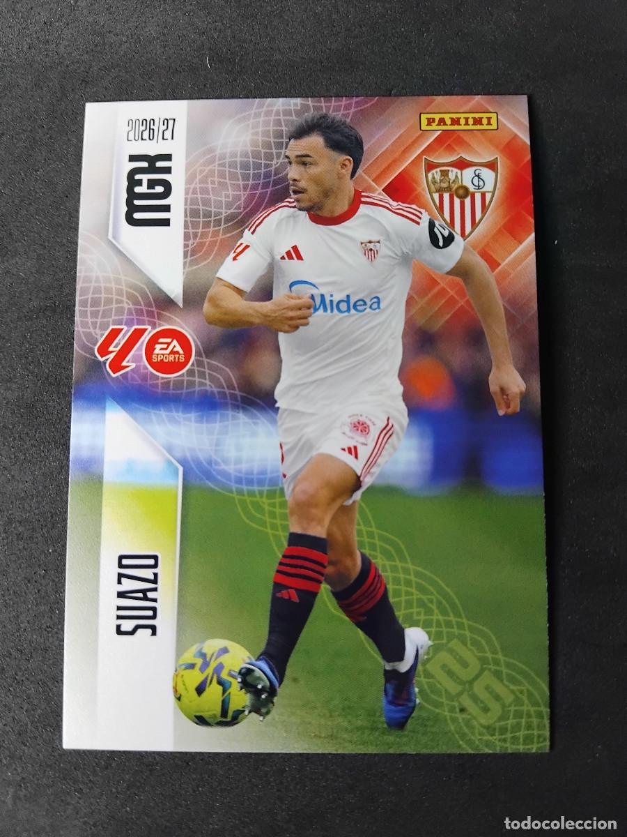 Cromos de f&uacute;tbol: SUAZO 333 - SEVILLA FC - LALIGA PANINI MGK MEGACRACKS 2026-27 2026 2027 Mega cracks trading cards