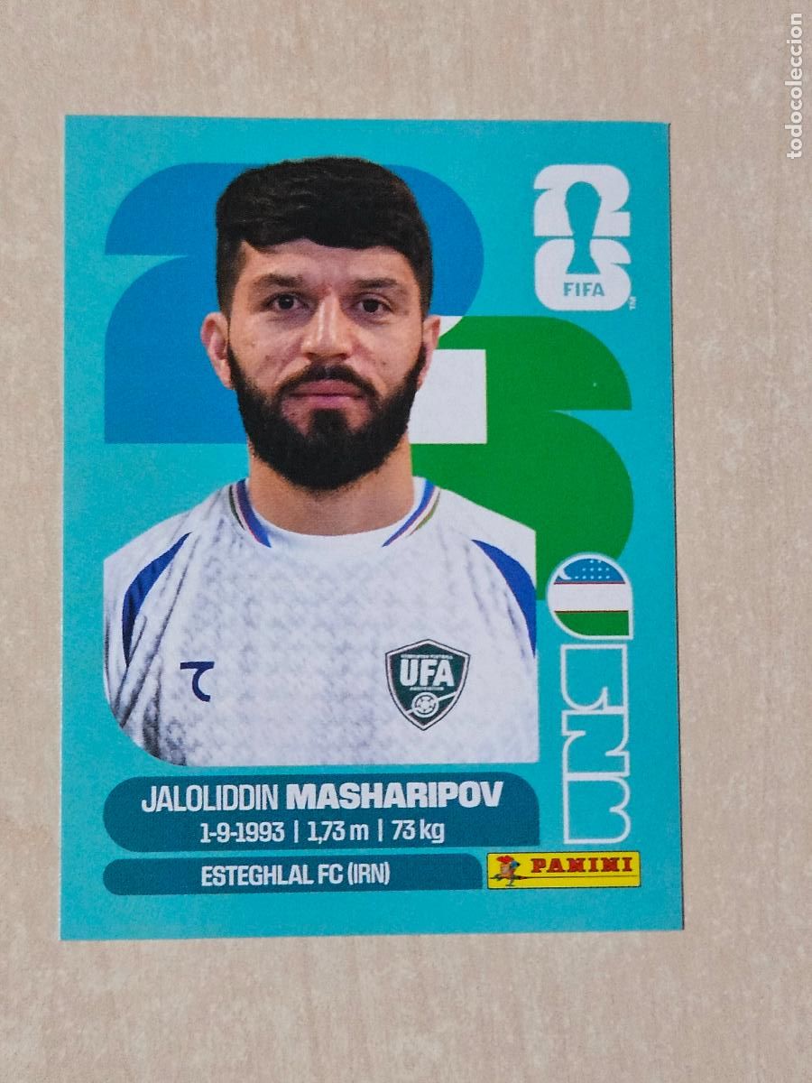 Cromos de f&uacute;tbol: CROMO UZB18 UZB 18 MAHARIPOV UZBEKISTAN - MUNDIAL FIFA WORLD CUP 2026 STICKER PANINI SIN PEGAR