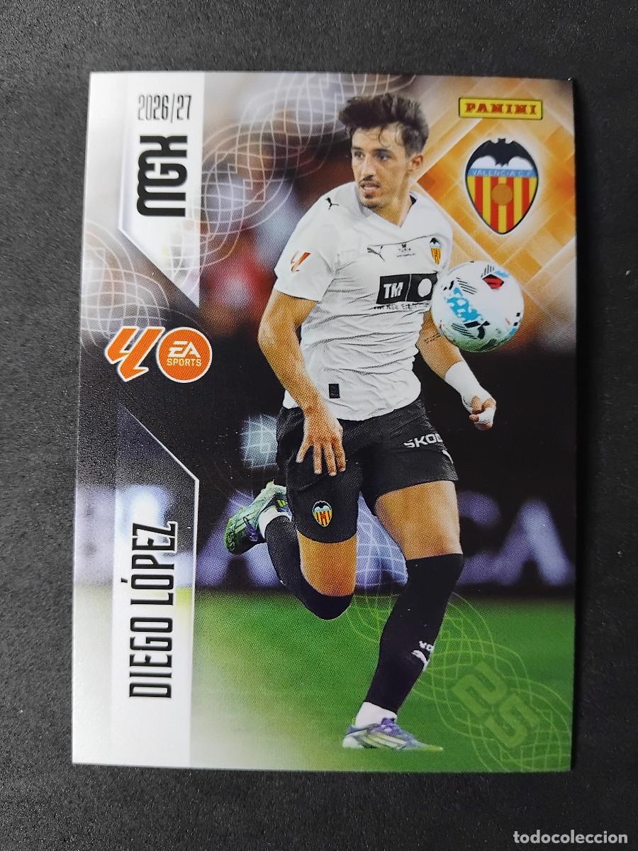 Cromos de f&uacute;tbol: DIEGO L&Oacute;PEZ 359 - VALENCIA CF - LALIGA PANINI MGK MEGACRACKS 2026-27 2026 2027 Mega cracks cards