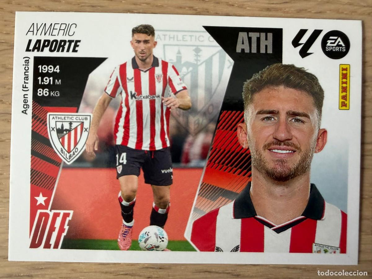 Cromos de f&uacute;tbol: FICHAJE 66 LAPORTE ATHLETIC BILBAO 25 26 2025 2026 LIGA EA SPORTS COLECCIONES ESTE SIN PEGAR