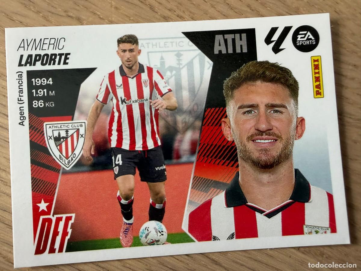 Cromos de f&uacute;tbol: FICHAJE 66 LAPORTE ATHLETIC BILBAO 25 26 2025 2026 LIGA EA SPORTS COLECCIONES ESTE SIN PEGAR