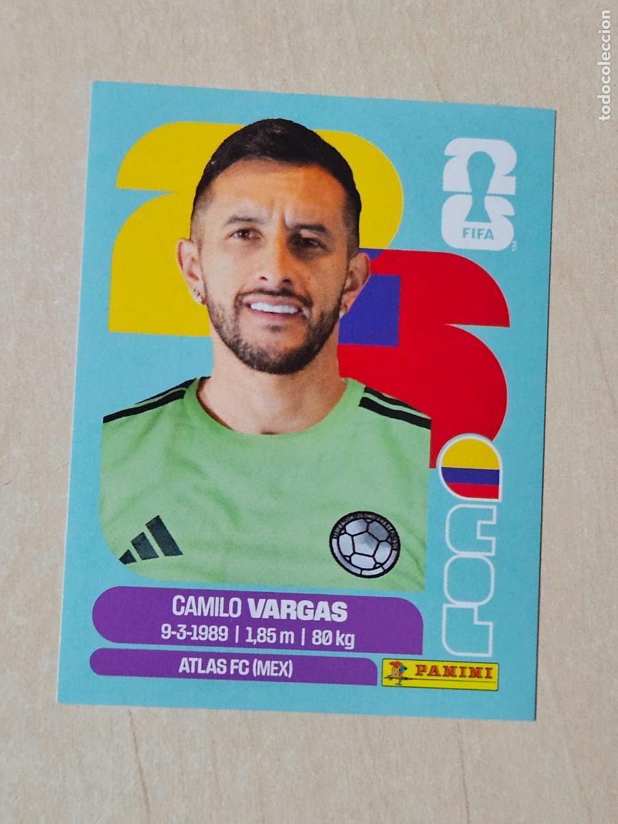 Cromos de f&uacute;tbol: CROMO COL2 COL 2 CAMILO VARGAS COLOMBIA - MUNDIAL FIFA WORLD CUP 2026 STICKER PANINI SIN PEGAR