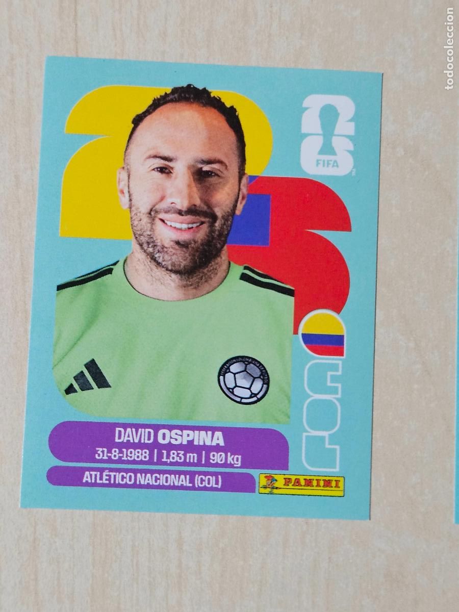 Cromos de f&uacute;tbol: CROMO COL3 COL 3 DAVID OSPINA COLOMBIA - MUNDIAL FIFA WORLD CUP 2026 STICKER PANINI SIN PEGAR
