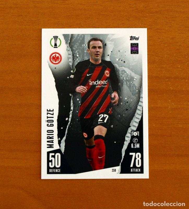 Cromos de f&uacute;tbol: Eintracht Frankfurt -N&ordm; 259 Mario G&ouml;tze -Topps Match Attax Trading Card Game 2023-2024-23-24