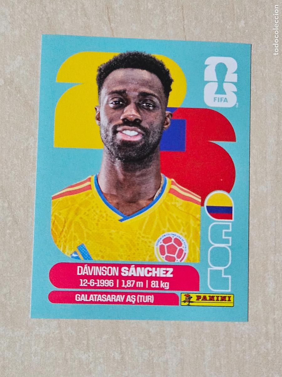 Cromos de f&uacute;tbol: CROMO COL4 COL 4 DAVINSON SANCHEZ COLOMBIA - MUNDIAL FIFA WORLD CUP 2026 STICKER PANINI SIN PEGAR