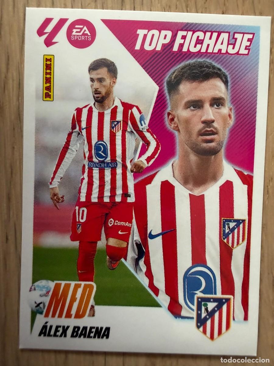 Cromos de f&uacute;tbol: TOP FICHAJE 67 ALEX BAENA ATLETICO MADRID 25 26 2025 2026 LIGA EA SPORTS COLECCIONES ESTE SIN PEGAR