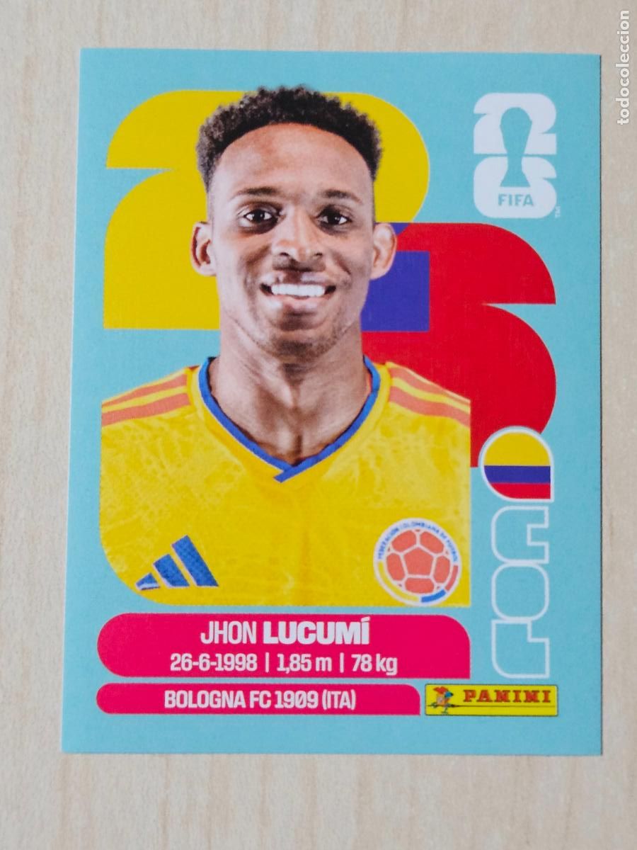 Cromos de f&uacute;tbol: CROMO COL8 COL 8 JHON LUCUMI COLOMBIA - MUNDIAL FIFA WORLD CUP 2026 STICKER PANINI SIN PEGAR