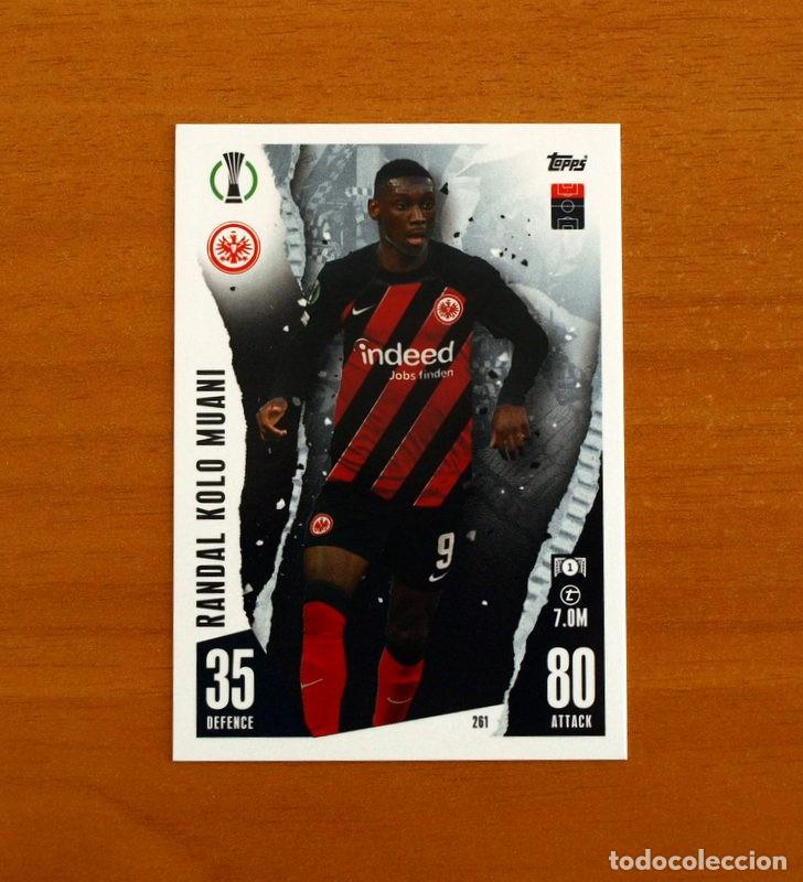 Cromos de f&uacute;tbol: Eintracht Frankfurt -N&ordm; 261 Randal Kolo Muani -Topps Match Attax Trading Card Game 2023-2024-23-24
