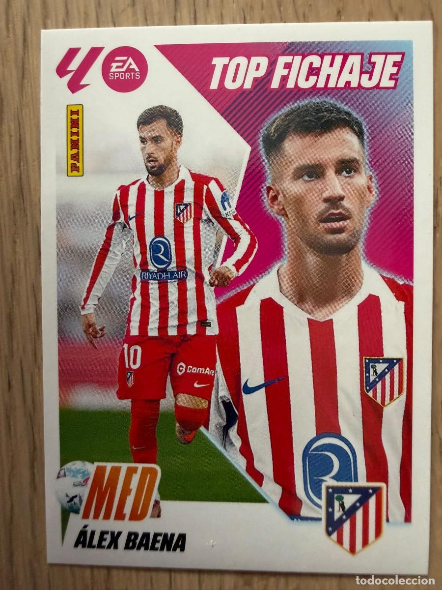 Cromos de f&uacute;tbol: TOP FICHAJE 67 ALEX BAENA ATLETICO MADRID 25 26 2025 2026 LIGA EA SPORTS COLECCIONES ESTE SIN PEGAR