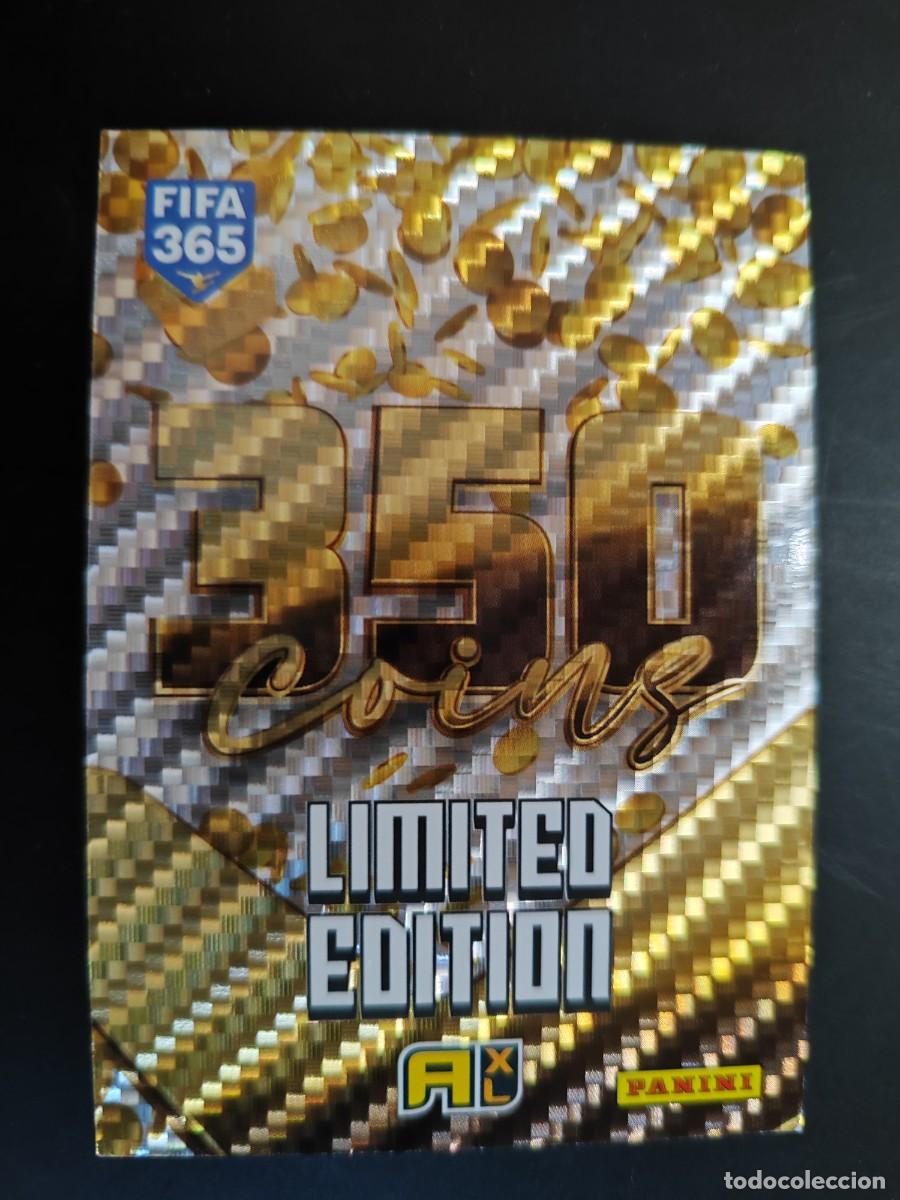 Cromos de f&uacute;tbol: ADRENALYN XL FIFA 365 2027 CARD LIMITED EDITION 350 COINS # PANINI